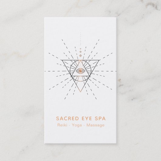 *~* Kosmische Schamanalchemie Heiliges drittes Aug Visitenkarte (Vorderseite)