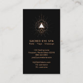 *~* Kosmische Schamane Heilige Geometrie Mystische Visitenkarte (Rückseite)