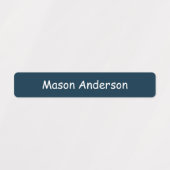 Kosmische Schattierungen Namensschilder für Jungen Etiketten (Design 1)