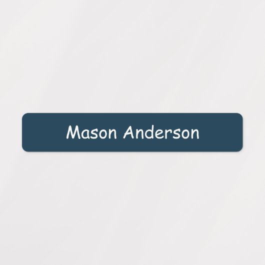 Kosmische Schattierungen Namensschilder für Jungen Etiketten (Design 1)