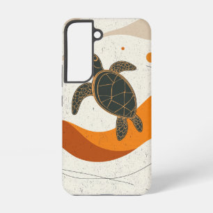Kosmische Schildkrötenbahn - Handy-Fall Samsung Galaxy Hülle