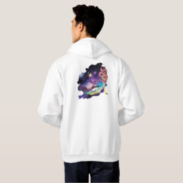 Kosmische Schlangengöttin und leuchtender Stern Hoodie