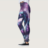 Kosmische Schlangenzodiak-Galaxie-Astrologie Leggings (Links)