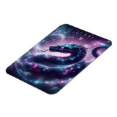 Kosmische Schlangenzodiak-Galaxie-Astrologie Magnet (Linke Seite)