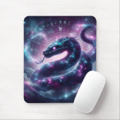 Kosmische Schlangenzodiak-Galaxie-Astrologie Mousepad (Mit Mouse)