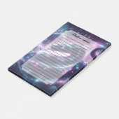 Kosmische Schlangenzodiak-Galaxie-Astrologie Post-it Klebezettel (angewinkelt)