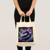 Kosmische Schlangenzodiak-Galaxie-Astrologie Tragetasche (Vorderseite (Produkt))
