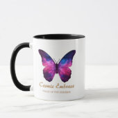 Kosmische Schmetterlingsgalaxie Flügel Tasse (Links)
