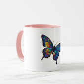 Kosmische Schmetterlingsmühle-Tasse - Lebhafte Gal Tasse (Vorderseite Links)