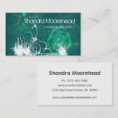 Kosmische Schmutz-Massage-Therapeut-Visitenkarte Visitenkarte (Vorne/Hinten)