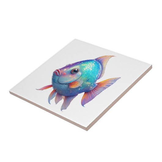 Kosmische Schuppen Fliese (Seite)