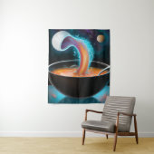 Kosmische Schüssel Suppe Portal digitale Kunst Wandteppich (Beispiel)