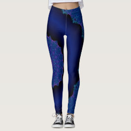 Kosmische schwarzes Loch Blacklight Leggings