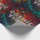 Kosmische Schwingungen Geschenkpapier (Ecke)