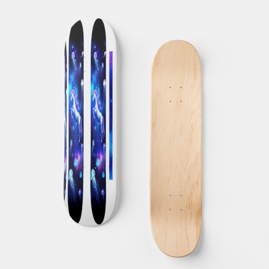 Kosmische Seefahrt Skateboard (Vorderseite)