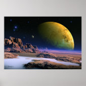 Kosmische Sicht - Weltraumkunst Poster (Vorne)