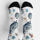 Kosmische Socken - weltraumtaugliche Socken mit Pl (Oben)