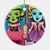 Kosmische Solider Keramik Ornament (Hinten)