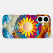 kosmische Sonne Case-Mate iPhone Hülle (Rückseite (Horizontal))