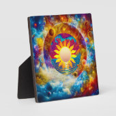 Kosmische Sonne Fotoplatte (Vorderseite)