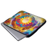 kosmische Sonne Laptopschutzhülle (Vorne Knopf)