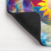 kosmische Sonne Mousepad (Ecke)