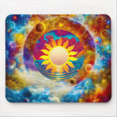 kosmische Sonne Mousepad (Vorne)