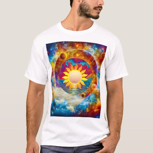 kosmische Sonne T-Shirt (Vorderseite)