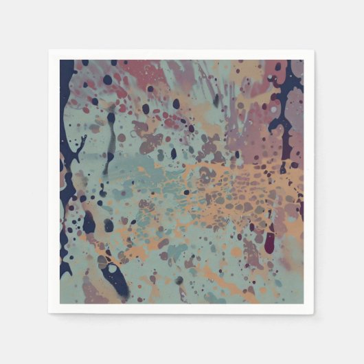 Kosmische Spatter Serviette (Vorderseite)