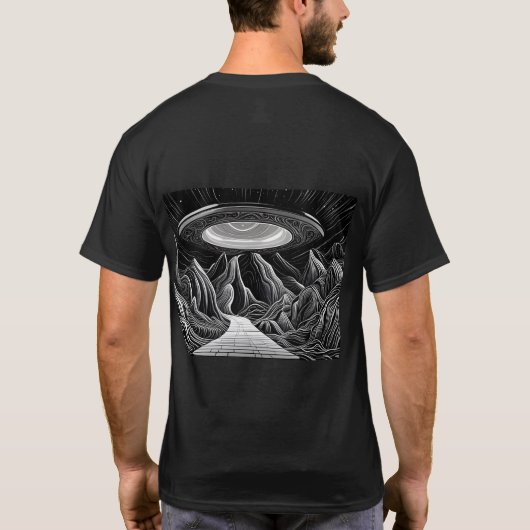 Kosmische Spinners T-Shirt (Rückseite)