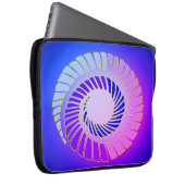 Kosmische Spiralplatte Laptopschutzhülle (Vorne Rechts)