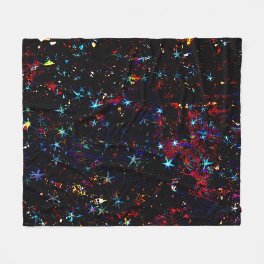 Kosmische Sternengalaxie Fleecedecke (Vorderseite (Horizontal))