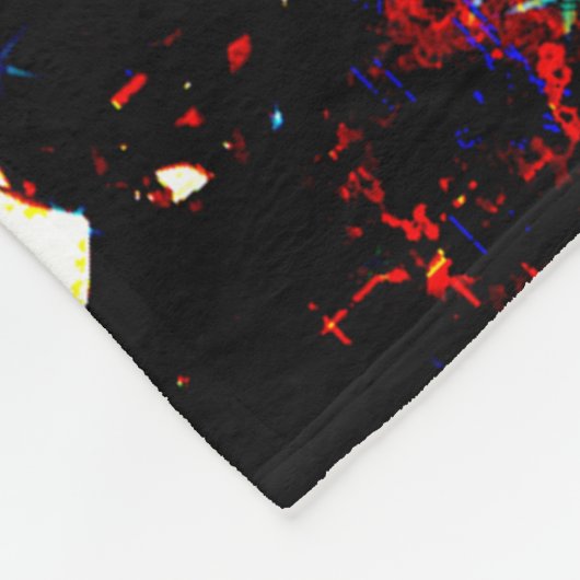 Kosmische Sternengalaxie Fleecedecke (Ecke)