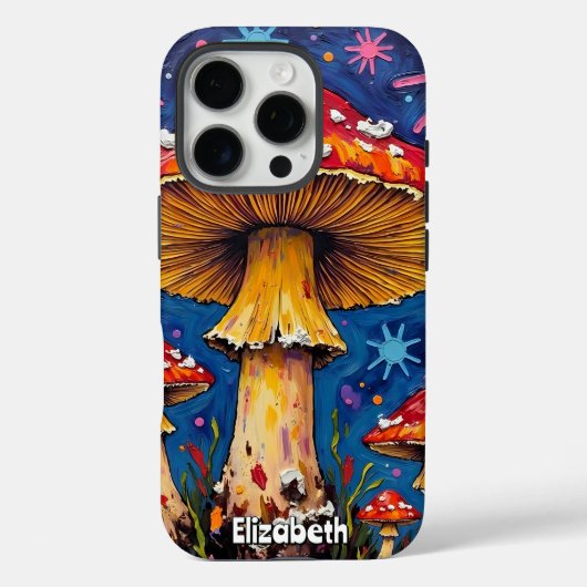 Kosmische Sternexplosion Pilz Case-Mate iPhone Hülle (Rückseite)
