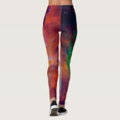 kosmische Sterngalaxie-Muster Leggings (Rückseite)