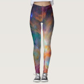 kosmische Sterngalaxie-Muster Leggings (Vorderseite)