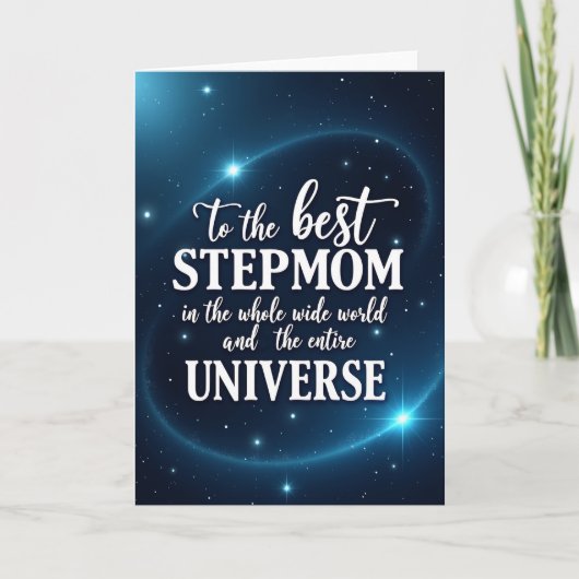 Kosmische Stiefmutter-Universumskarte Karte (Vorderseite)