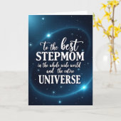 Kosmische Stiefmutter-Universumskarte Karte (Gelbe Blume)