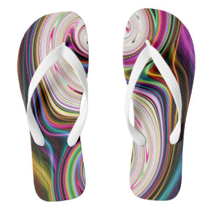 Kosmische Strahlen 3 wirbelnde Flip Flops Badesandalen