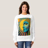 Kosmische Strahlung: Sun Goddess Sweatshirt (Vorne ganz)