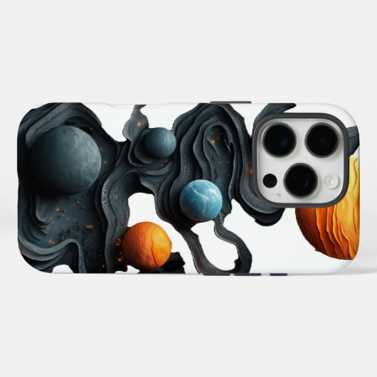 Kosmische Ströme Case-Mate iPhone Hülle (Rückseite (Horizontal))