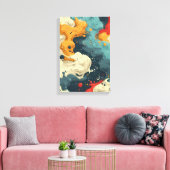 Kosmische Strömungen Leinwanddruck (Insitu (Wohnzimmer))