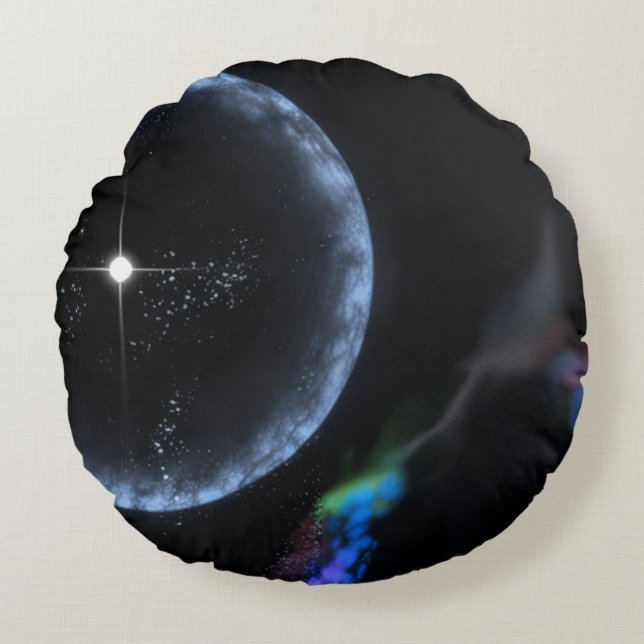 "Kosmische Supernova" Zierkissen (Vorderseite)