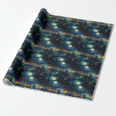 Kosmische Symphonie: Himmelsmusikdesign Geschenkpapier (Ungerollt)