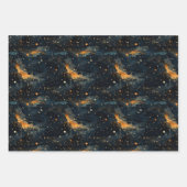 Kosmische Symphonie: Himmelsmusikdesign Geschenkpapier Set (Vorderseite 2)