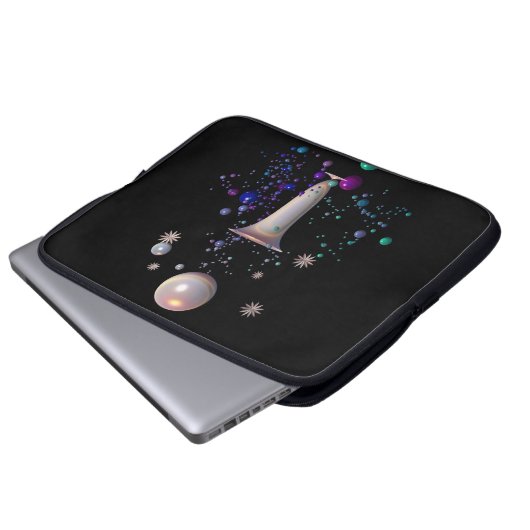 Kosmische Symphonie Laptopschutzhülle (Vorne Knopf)