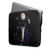 Kosmische Symphonie Laptopschutzhülle (Vorderseite Links)
