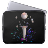 Kosmische Symphonie Laptopschutzhülle (Vorderseite)