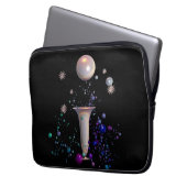 Kosmische Symphonie Laptopschutzhülle (Vorderseite Links)