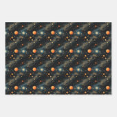 Kosmische Symphonie: Musikalisches Design des Sonn Geschenkpapier Set (Vorderseite 2)